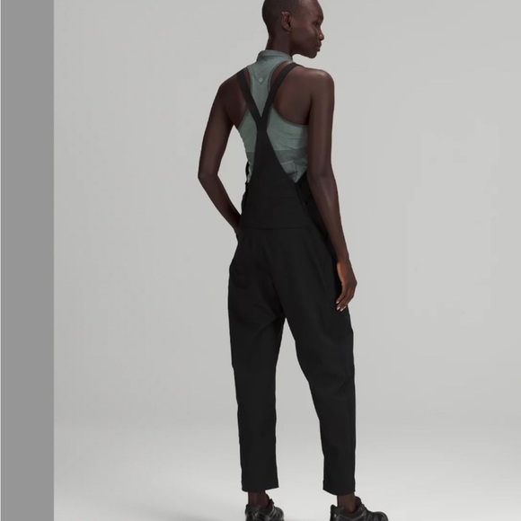 ❤️ Lululemon LAB Women’s Overalls Size 6 black NWT - Picture 3 of 8
